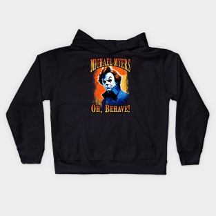 Michael Myers Oh, Behave! Kids Hoodie